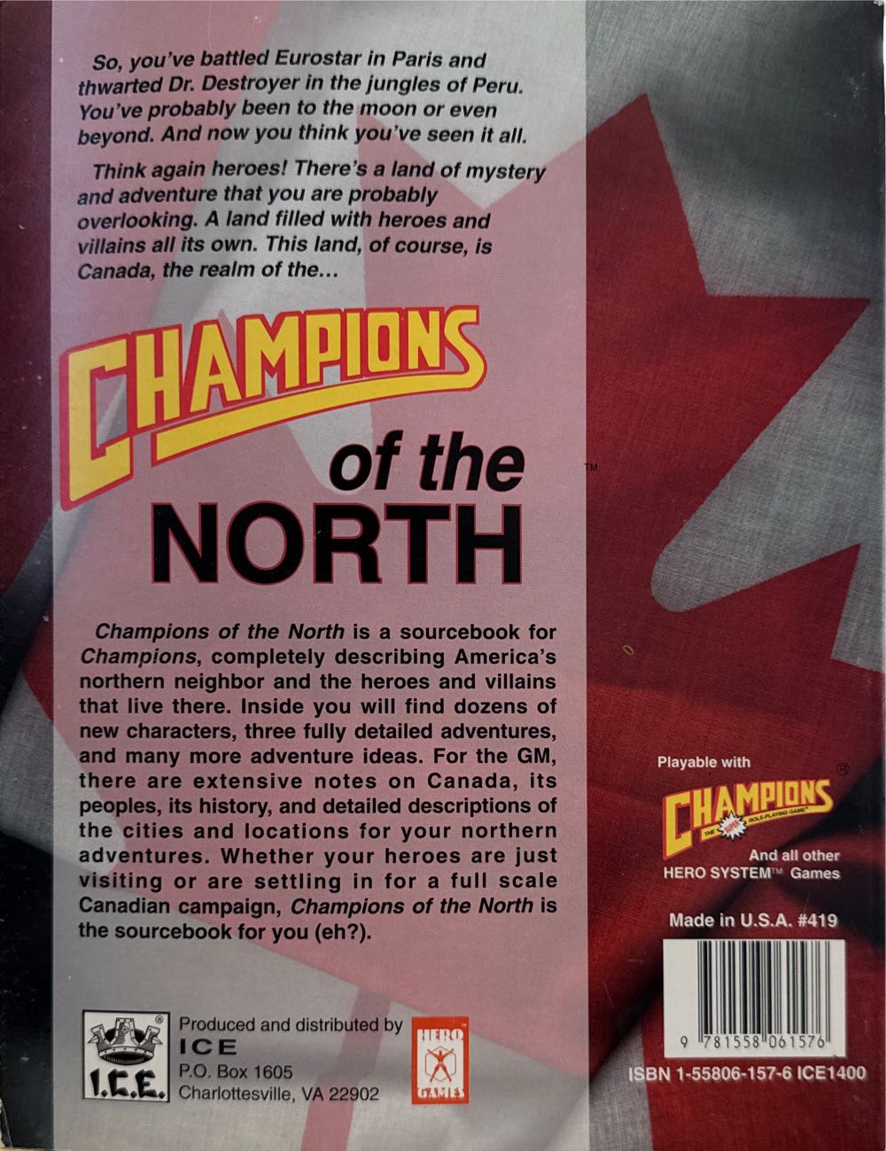 Champions Of The North  board game collectible [Barcode 9781558061576] - Main Image 2