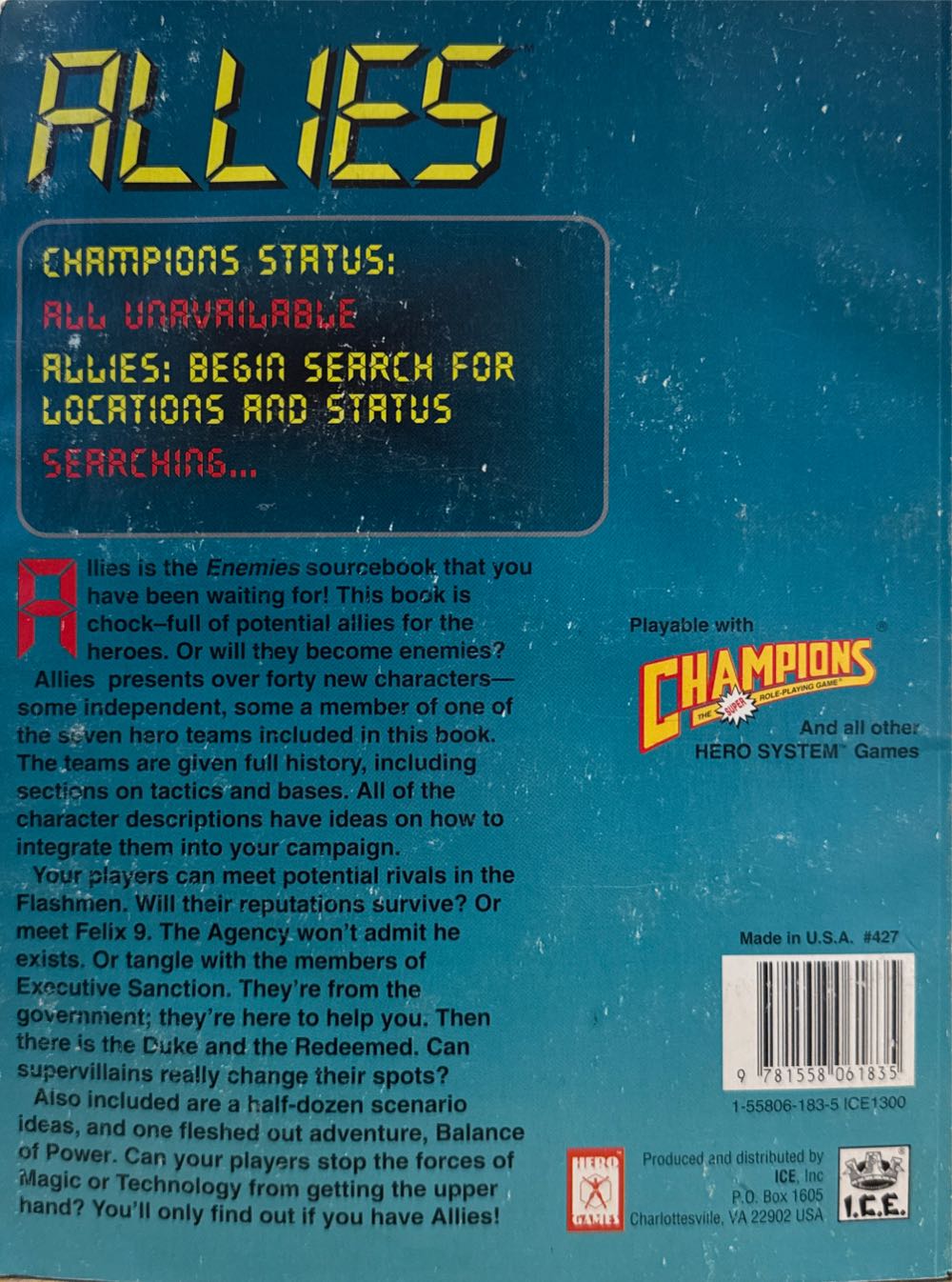 Allies  board game collectible [Barcode 9781558061835] - Main Image 2