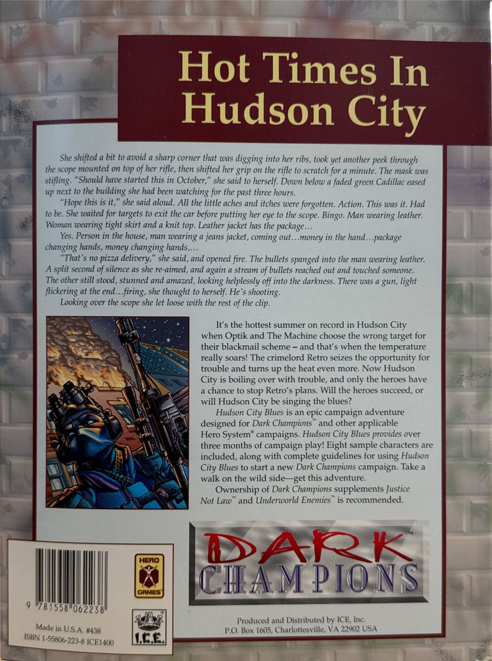 Hudson City Blues  board game collectible [Barcode 9781558062238] - Main Image 2