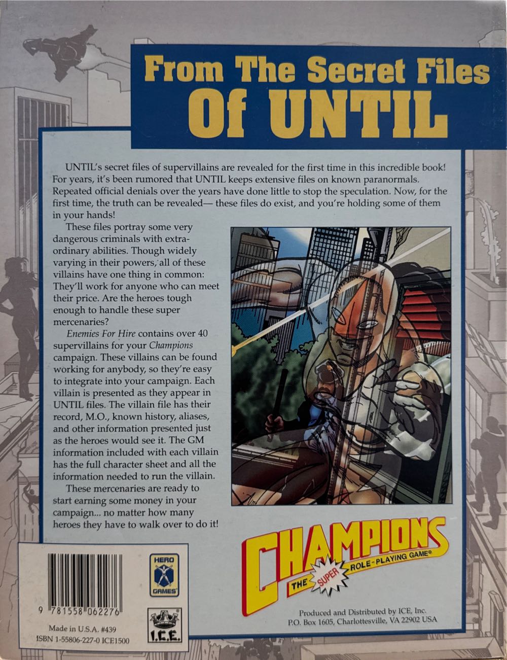 Enemies For Hire  board game collectible [Barcode 9781558062276] - Main Image 2