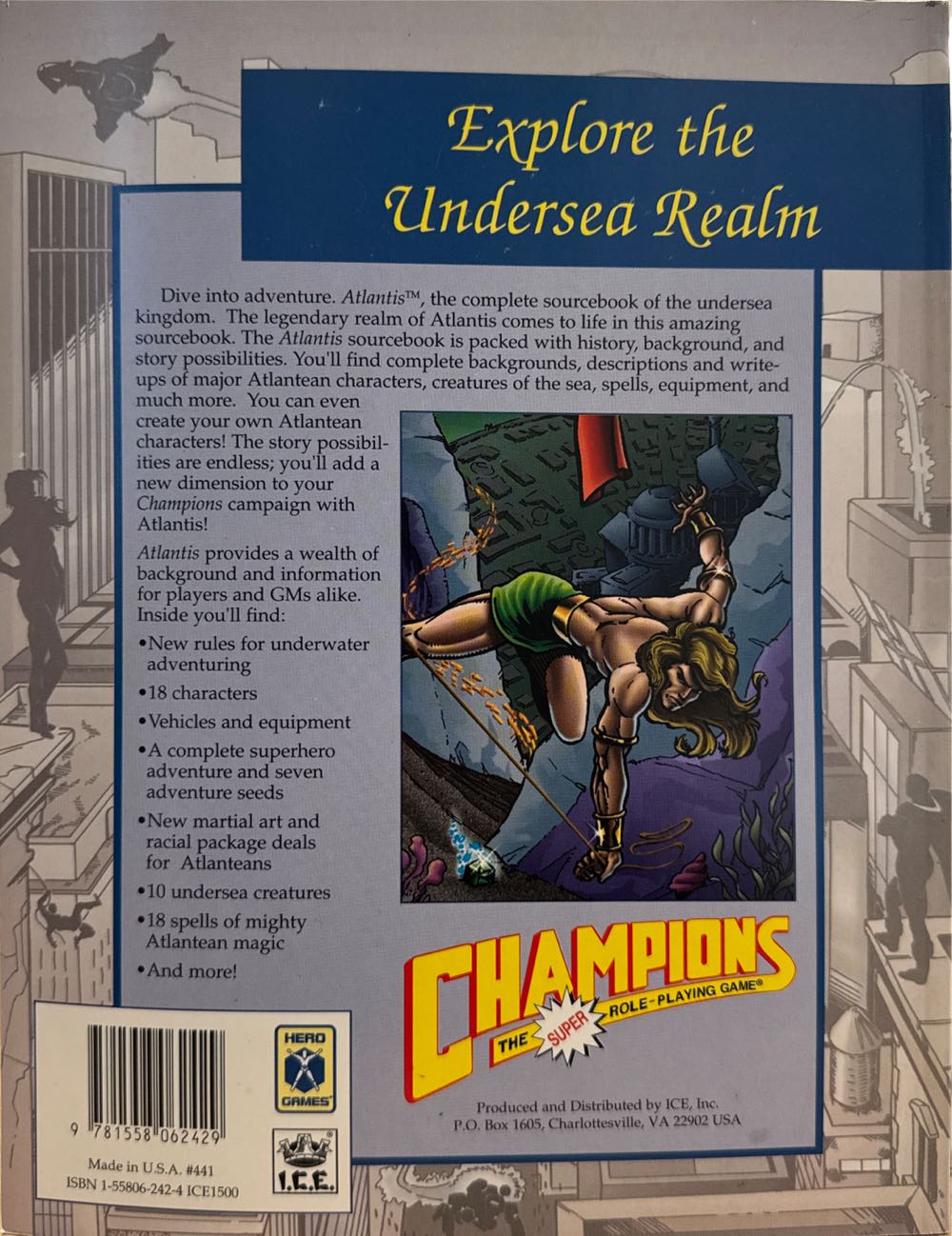 Atlantis  board game collectible [Barcode 9781558062429] - Main Image 2