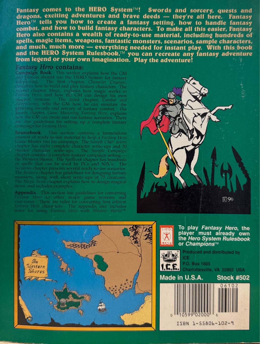 Fantasy Hero: 4th Edition  board game collectible [Barcode 010599020006] - Main Image 2