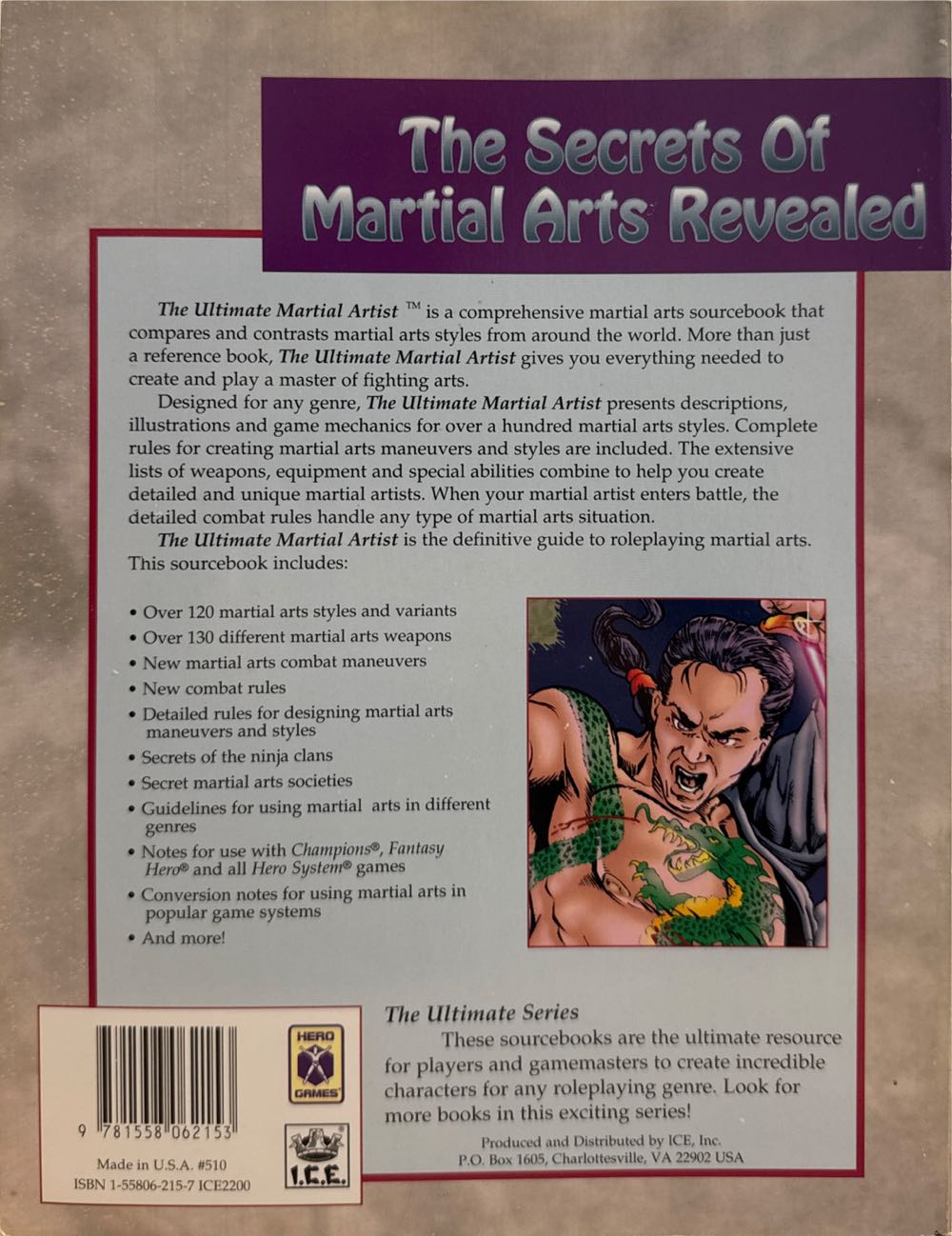 The Ultimate Martial Artist  board game collectible [Barcode 9781558062153] - Main Image 2
