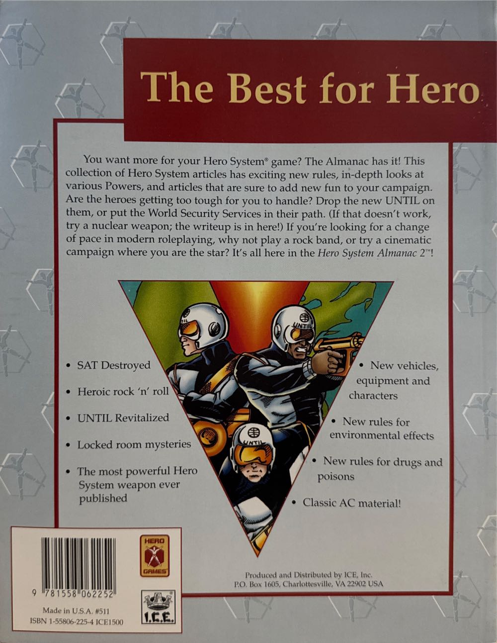 Hero System Almanac 2  board game collectible [Barcode 9781558062252] - Main Image 2