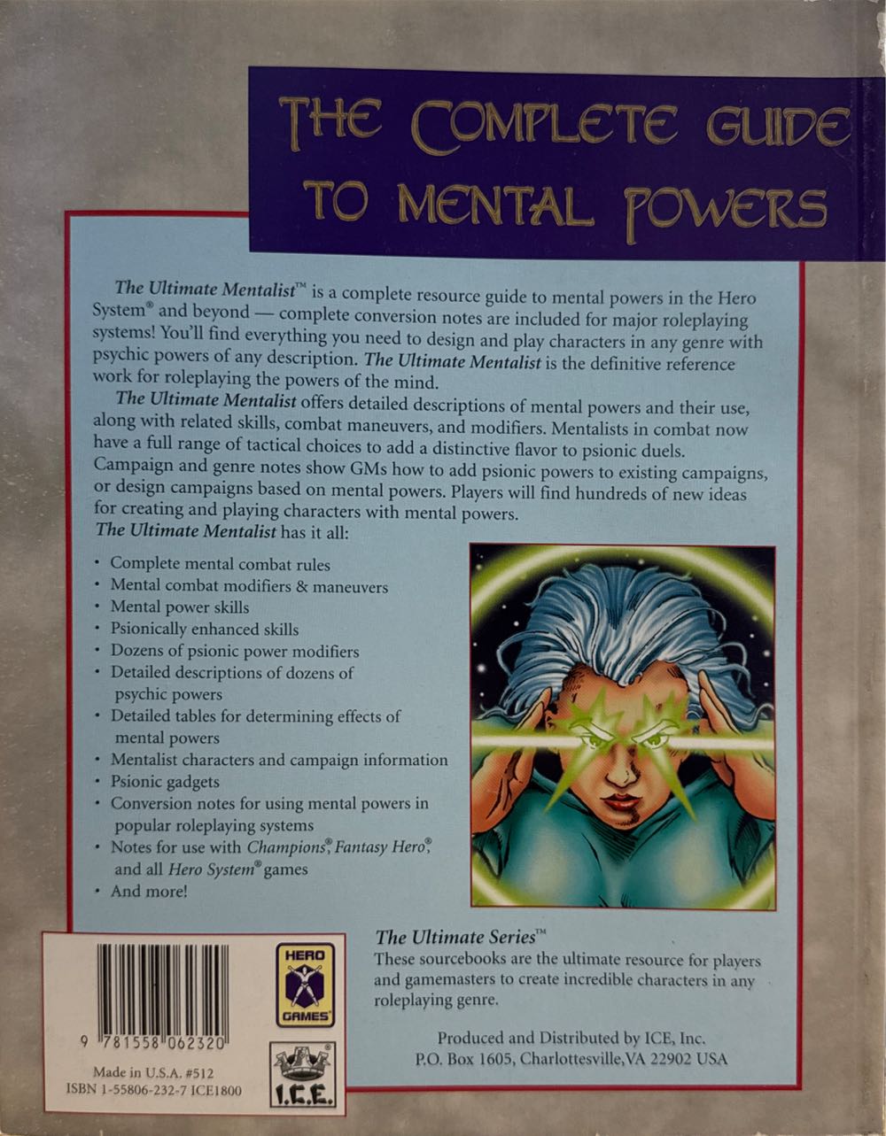 The Ultimate Mentalist  board game collectible [Barcode 9781558062320] - Main Image 2