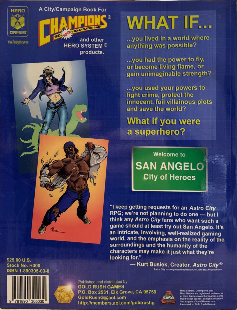 San Angelo: City Of Heroes  board game collectible - Main Image 2