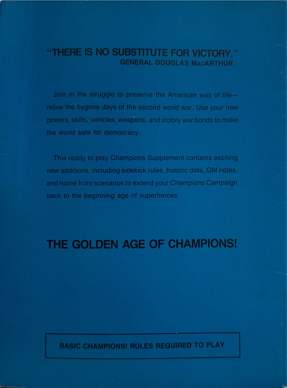 The Golden Age Of Champions  board game collectible - Main Image 2
