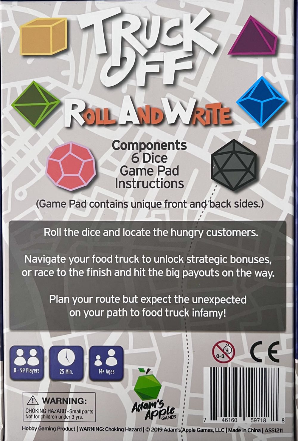 Truck Off: The Food Truck Frenzy RAW  (1-99) board game collectible [Barcode 746160597188] - Main Image 2