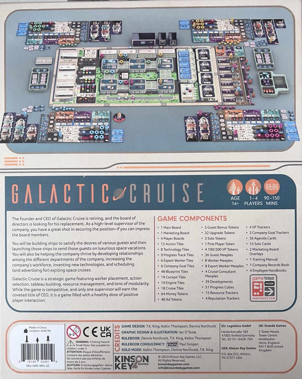 Galactic Cruise  (1-4) board game collectible [Barcode 618149324019] - Main Image 2