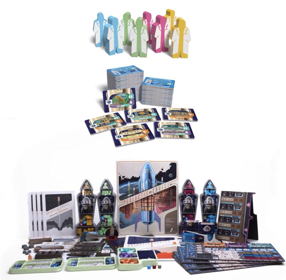 Galactic Cruise  (1-4) board game collectible [Barcode 618149324019] - Main Image 4