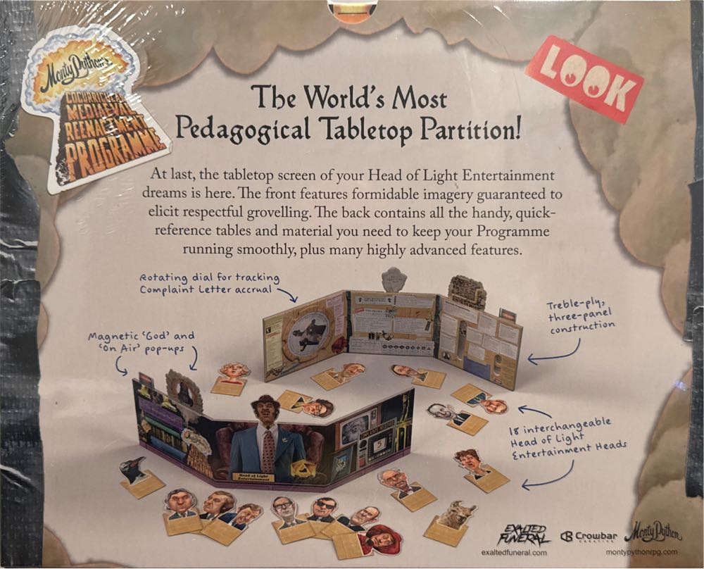 Monty Python’s - Head of Light Entertainment Screen  board game collectible [Barcode 850049904636] - Main Image 2
