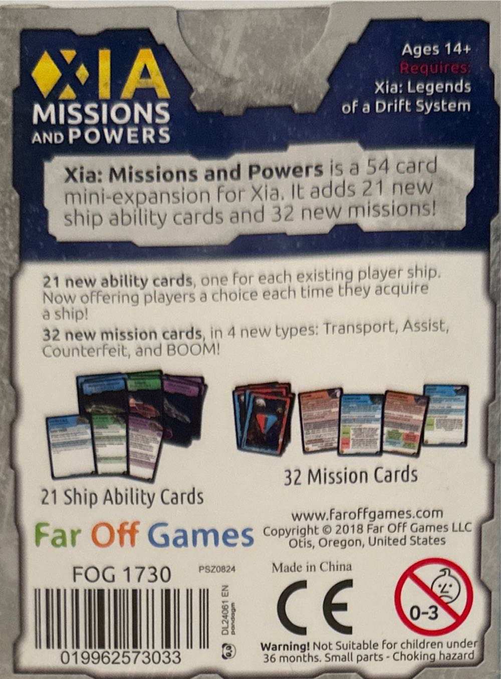 Xia : Legends Of Drift System Missions & Powers Expansion  board game collectible [Barcode 019962573033] - Main Image 2
