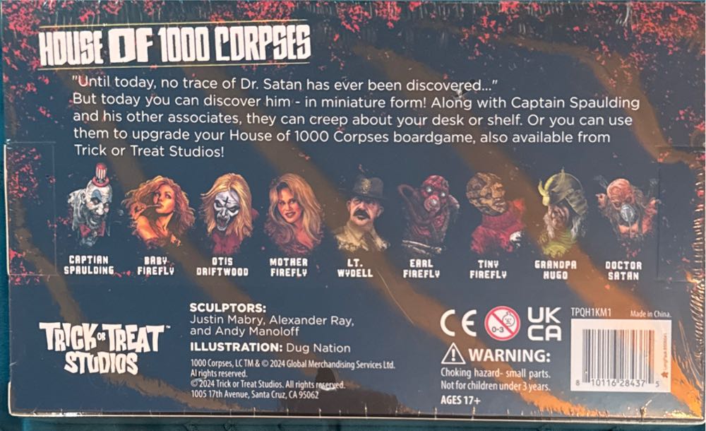 House Of Corpses Miniature Game Characters  board game collectible [Barcode 810116284375] - Main Image 2