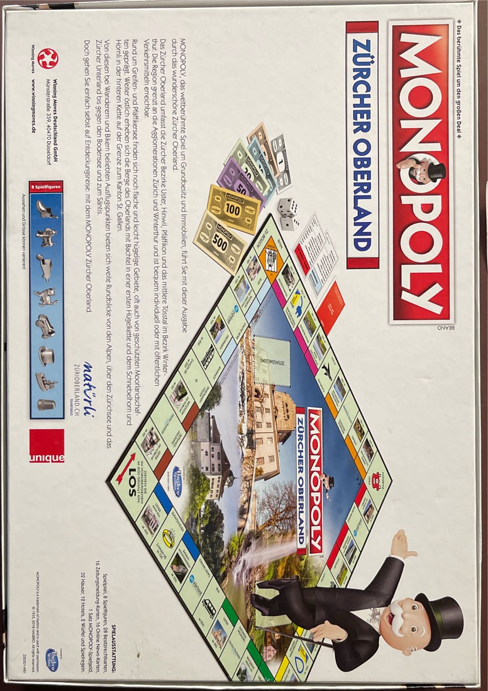Monopoly Zürcher Oberland  (2-6) board game collectible [Barcode 4035576045229] - Main Image 2