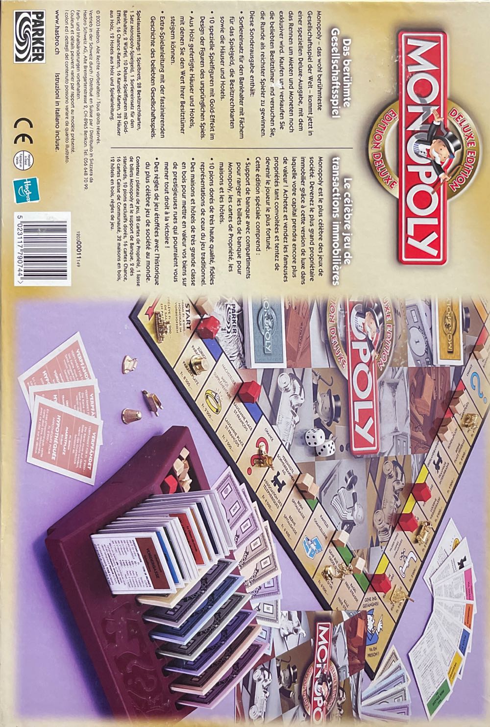 Monopoly Deluxe Edition  board game collectible [Barcode 5023117790744] - Main Image 2