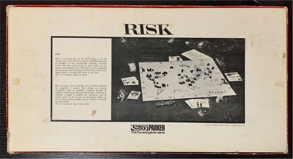 Risk  (3-6) board game collectible - Main Image 2