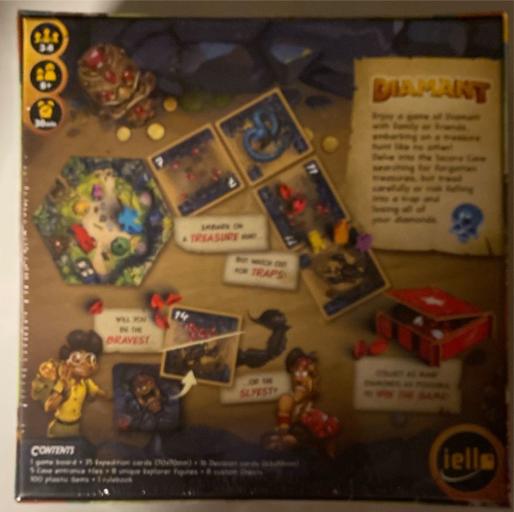 Iello Iel70250 Diamond New Edition One Size  (3-8) board game collectible [Barcode 3701551702500] - Main Image 2
