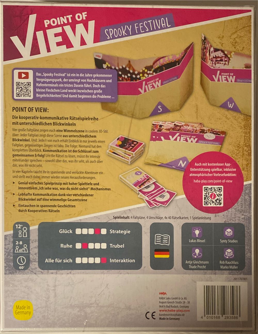 Point Of View Spooky Festival  (2-8) board game collectible [Barcode 4010168283586] - Main Image 2