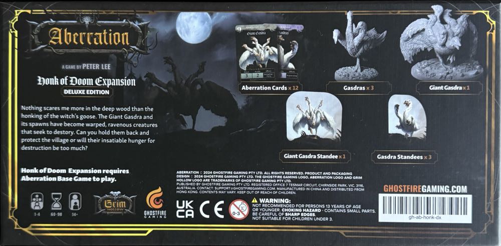 Aberration: Honk of Doom  (1-4) board game collectible - Main Image 2