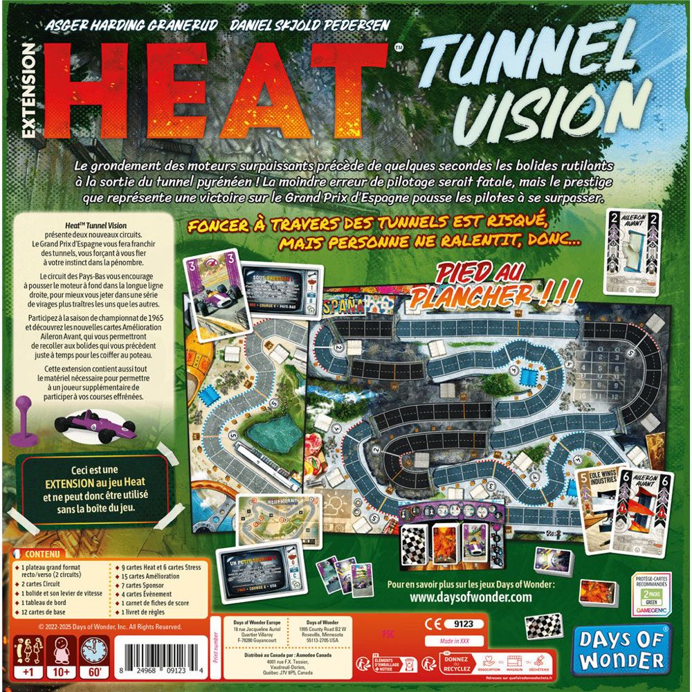 Heat: Tunnel Vision  (8) board game collectible [Barcode 824968091036] - Main Image 2
