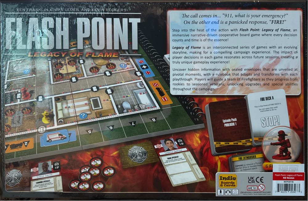 Flash Point: Legacy Of Flame  (2-6) board game collectible [Barcode 792273253473] - Main Image 2