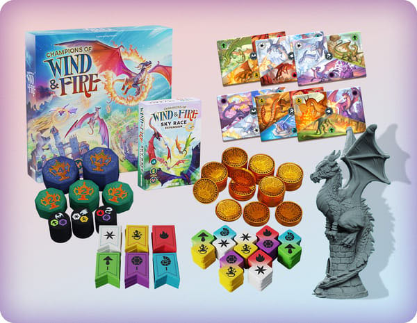 Champions Of Wind And Fire  board game collectible - Main Image 2
