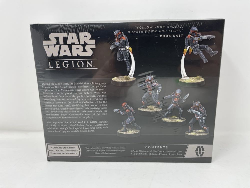 Star Wars: Legion - Mandalorian Super Commandos - Unit Expansion  board game collectible [Barcode 841333116460] - Main Image 2