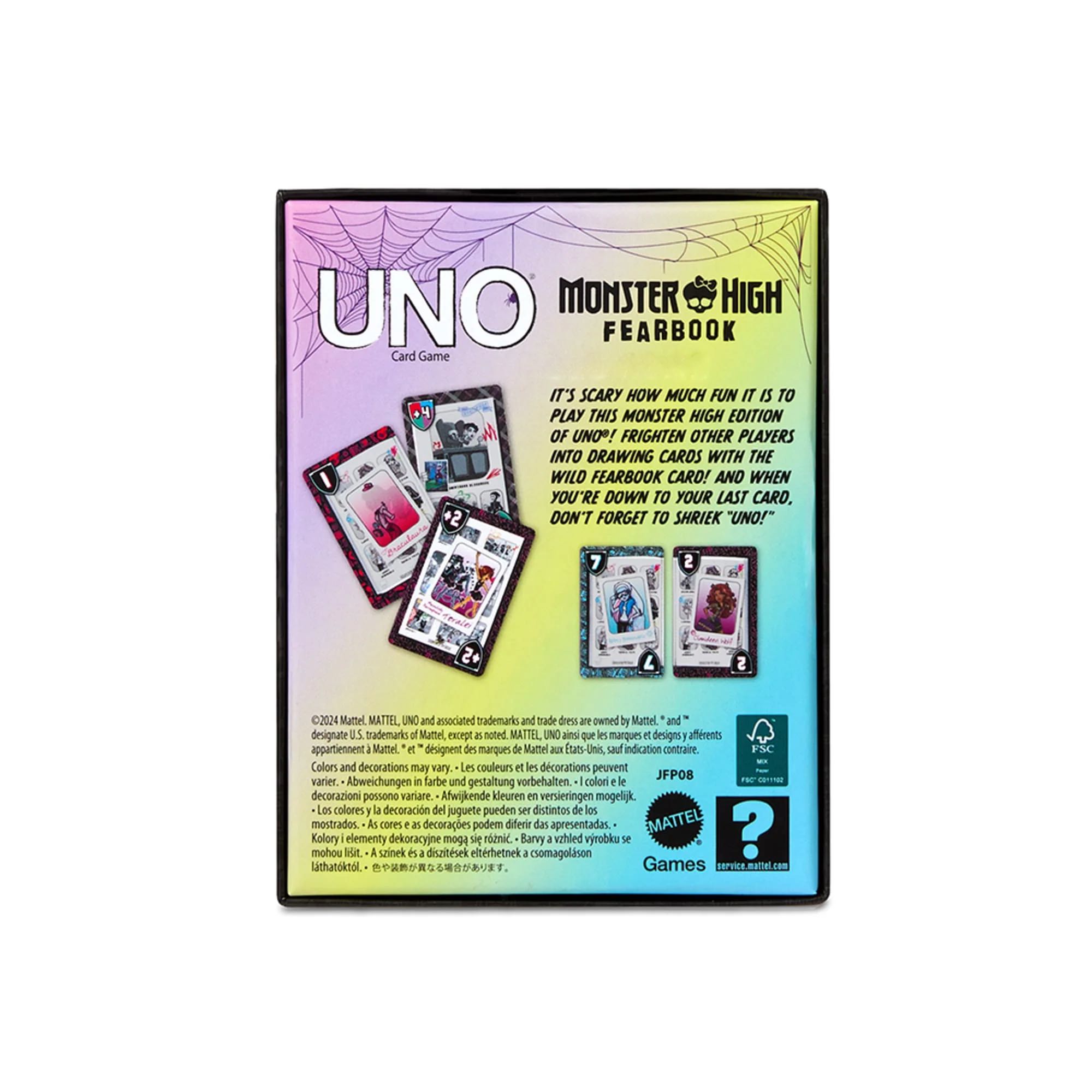 UNO Fandom Monster High Fearbook  board game collectible - Main Image 2