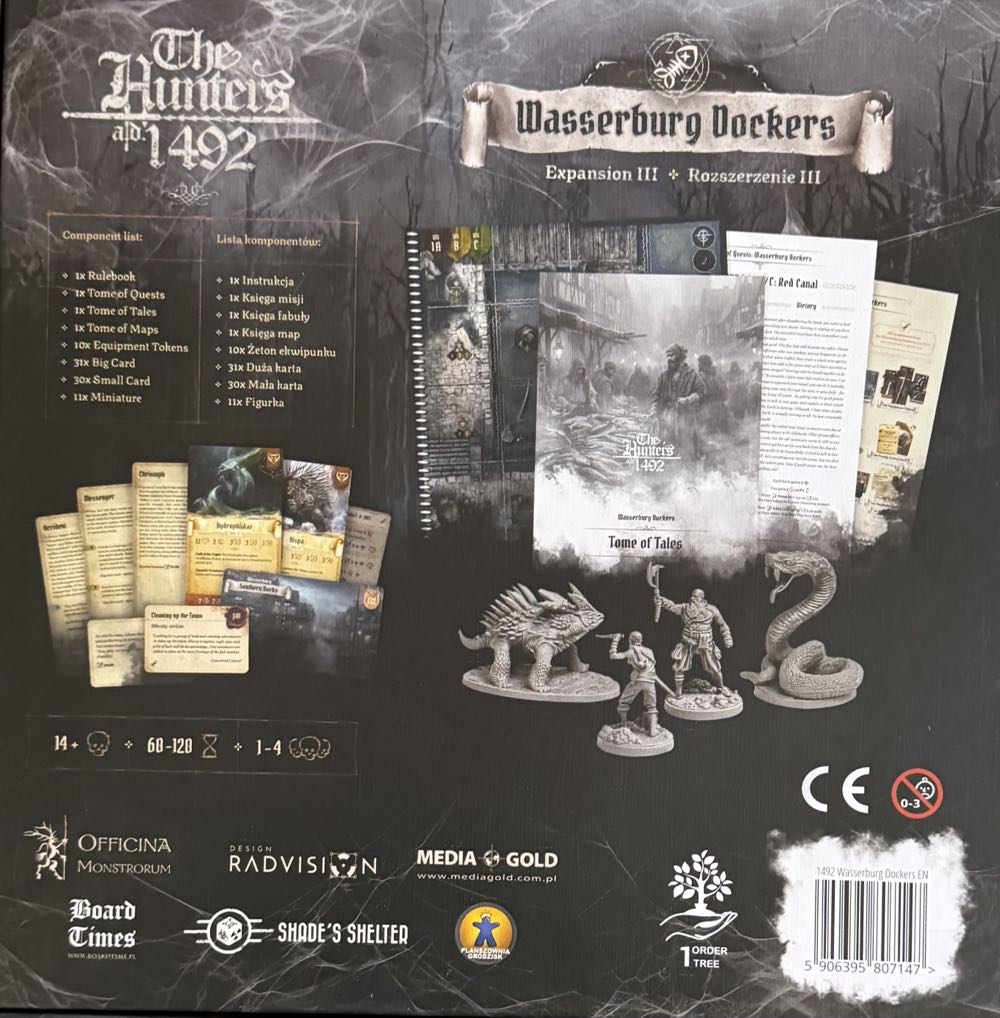 The Hunters A.D. 1492: Wasserburg Dockers  board game collectible [Barcode 5906395807147] - Main Image 2