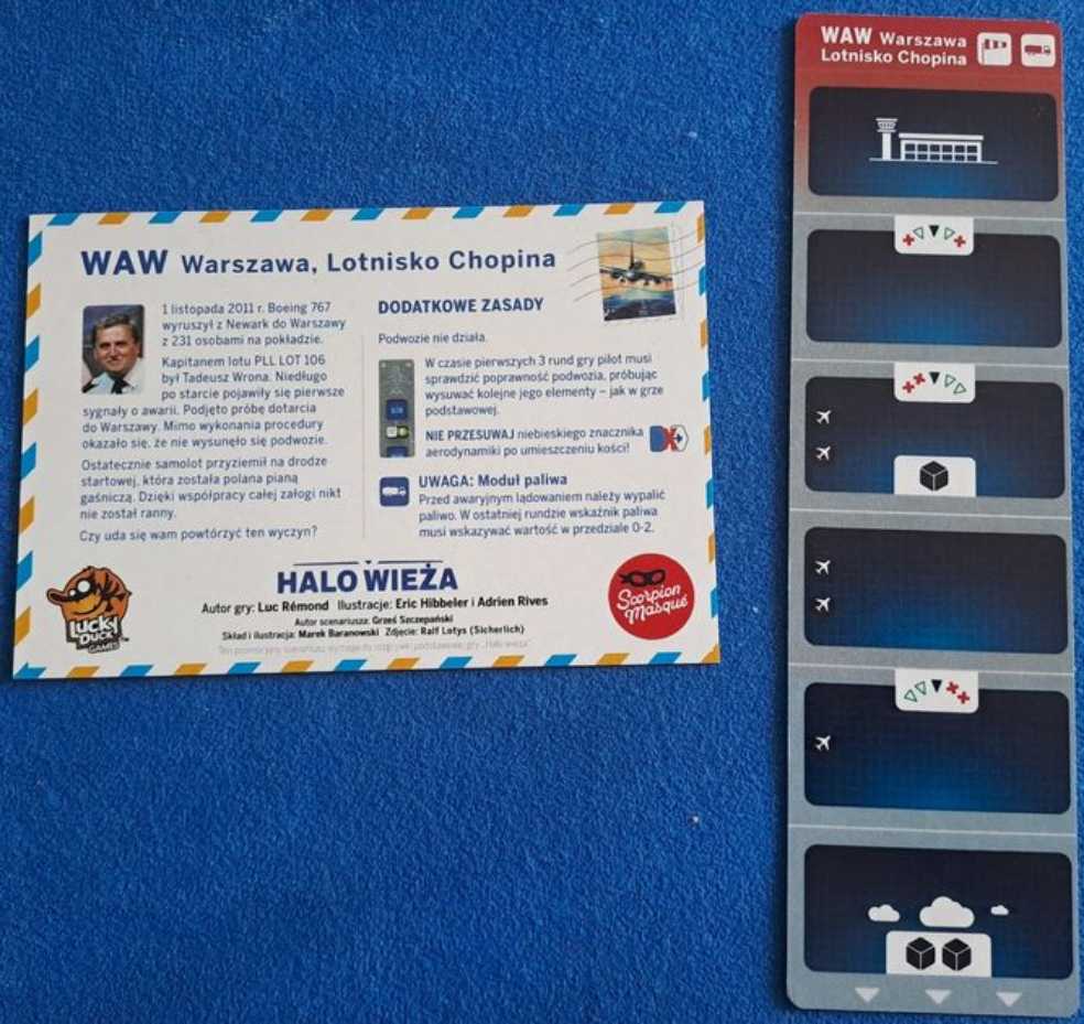 Halo Wieża: WAW Warszawa, Lotnisko Chopina  (2) board game collectible [Barcode 5905965251298] - Main Image 2