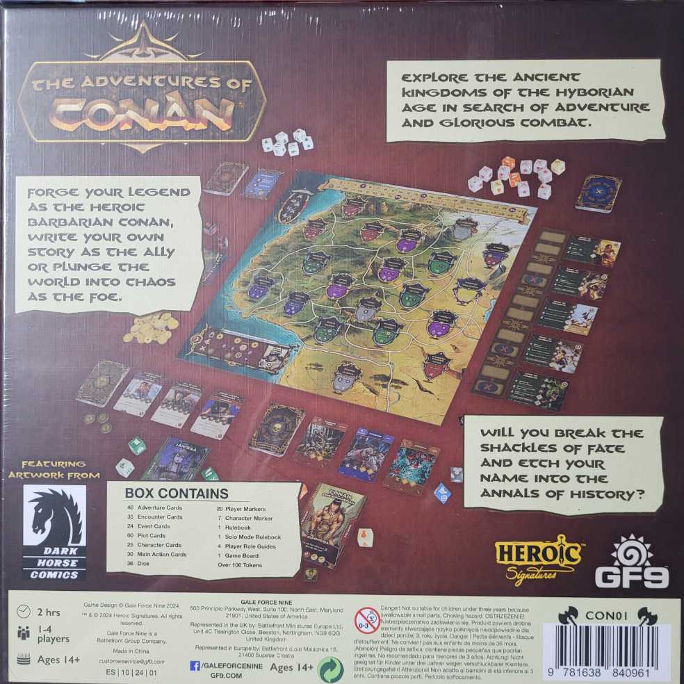 Adventures Of Conan  (1-4) board game collectible [Barcode 9781638840961] - Main Image 2