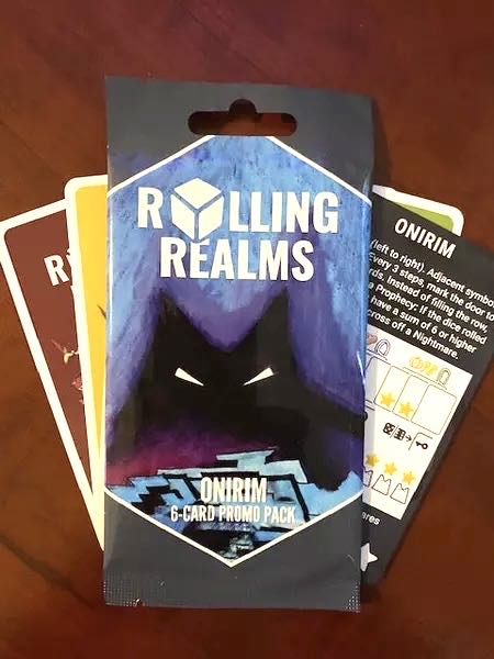 Rolling Realms: Onirim  (1 2 3 4 5 6) board game collectible [Barcode 850032180405] - Main Image 3