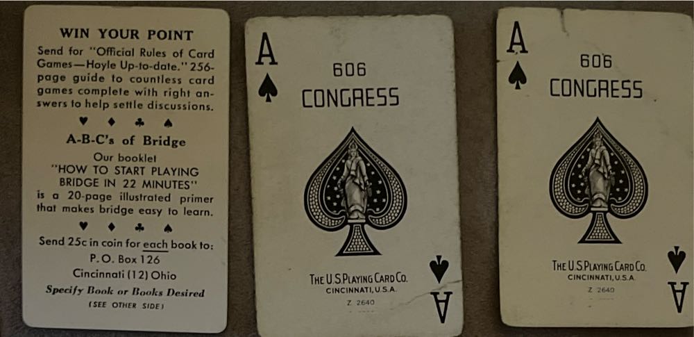 Congress Couple Dancing Double Deck   board game collectible - Main Image 3