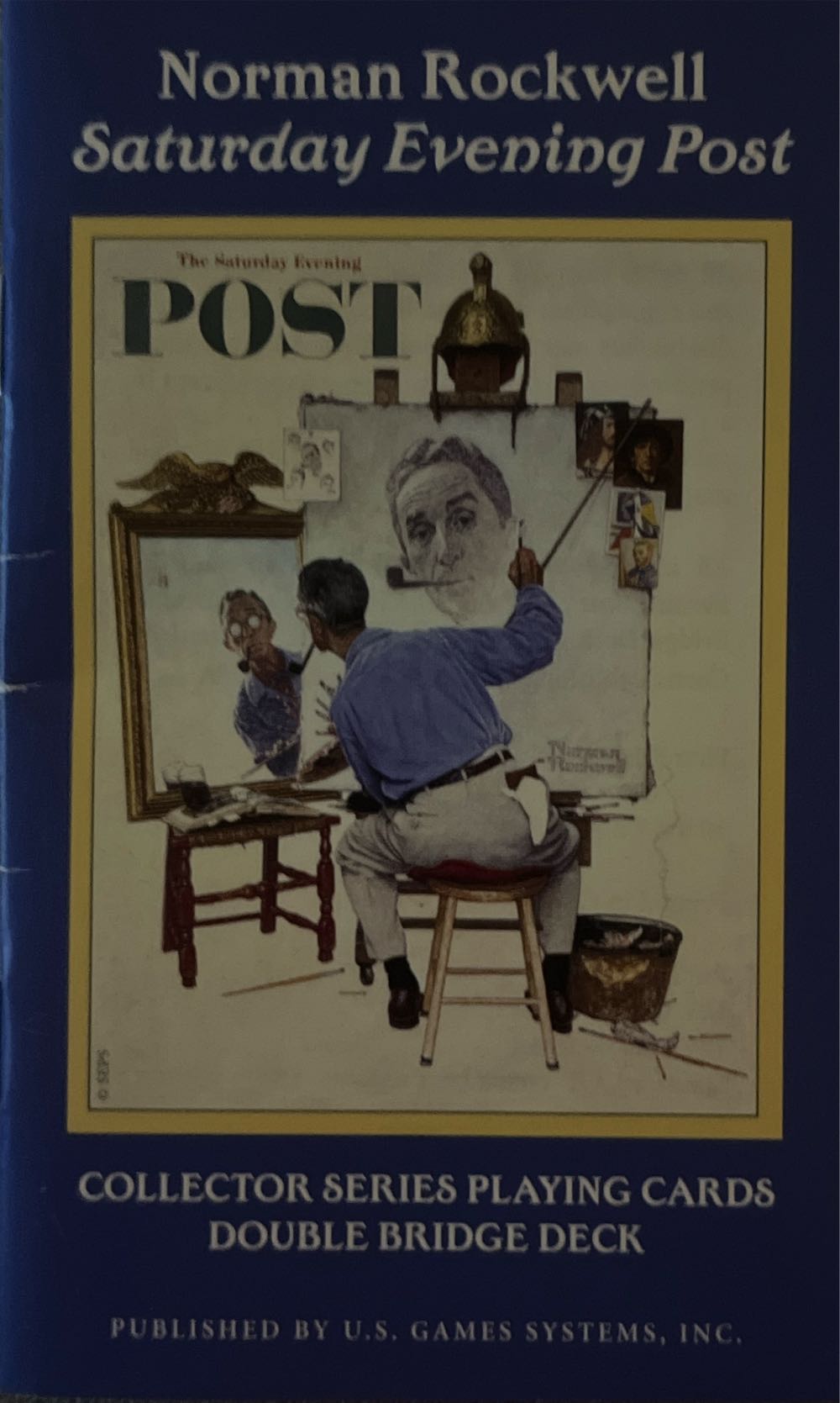 Collector Playing Cards Double Bridge Norman Rockwell Saturday Evening Post Collector Series Playing Deck  board game collectible [Barcode 084626001542] - Main Image 3