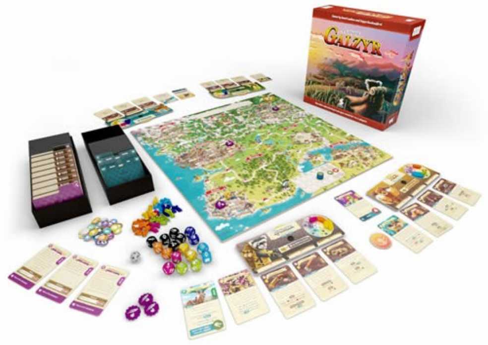 Lands Of Galzyr (Deluxe Edition)  (1-4) board game collectible [Barcode 712198855934] - Main Image 2