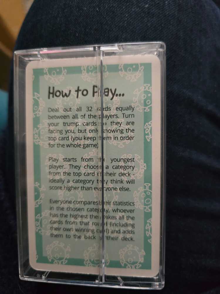 Covid Trumps BRING AND BUY  board game collectible - Main Image 2