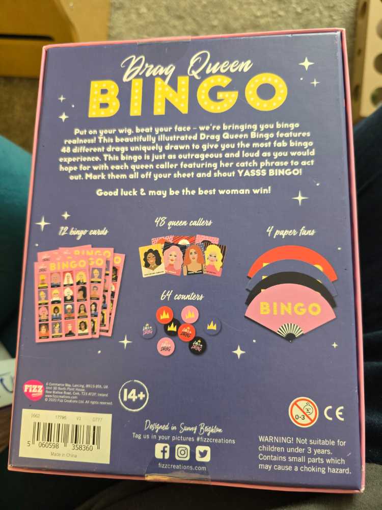 Drag Queen Bingo  board game collectible - Main Image 2