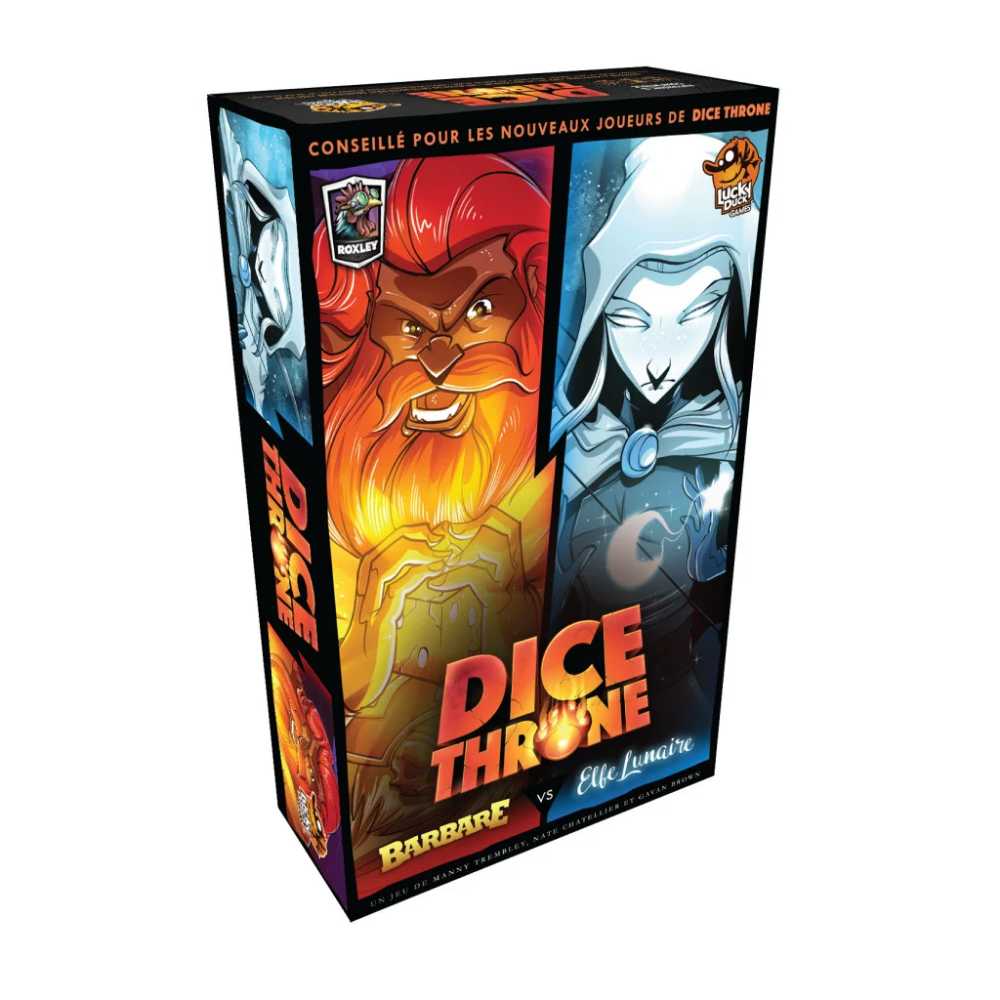 Dice Throne - Saison 1 : Barbare VS Elfe Lunaire  board game collectible [Barcode 787790586791] - Main Image 2