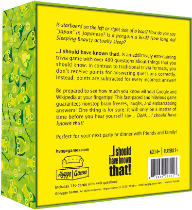 I Should Have Known That  (2+) board game collectible [Barcode 819940021026] - Main Image 2