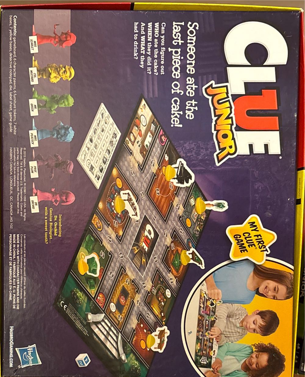 Clue Junior  (2-6) board game collectible [Barcode 630509513307] - Main Image 2