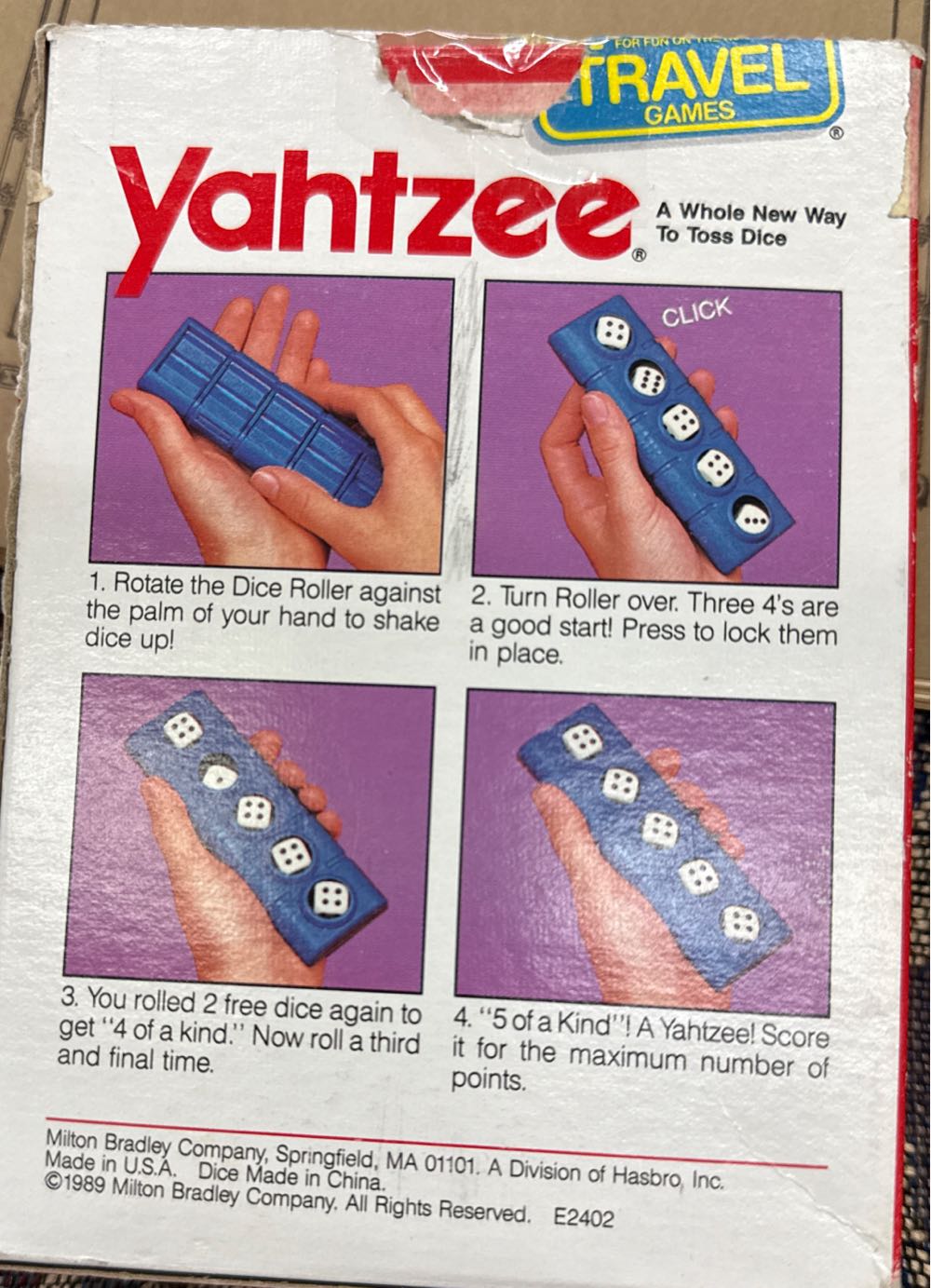 Travel Games: Yahtzee  board game collectible - Main Image 2