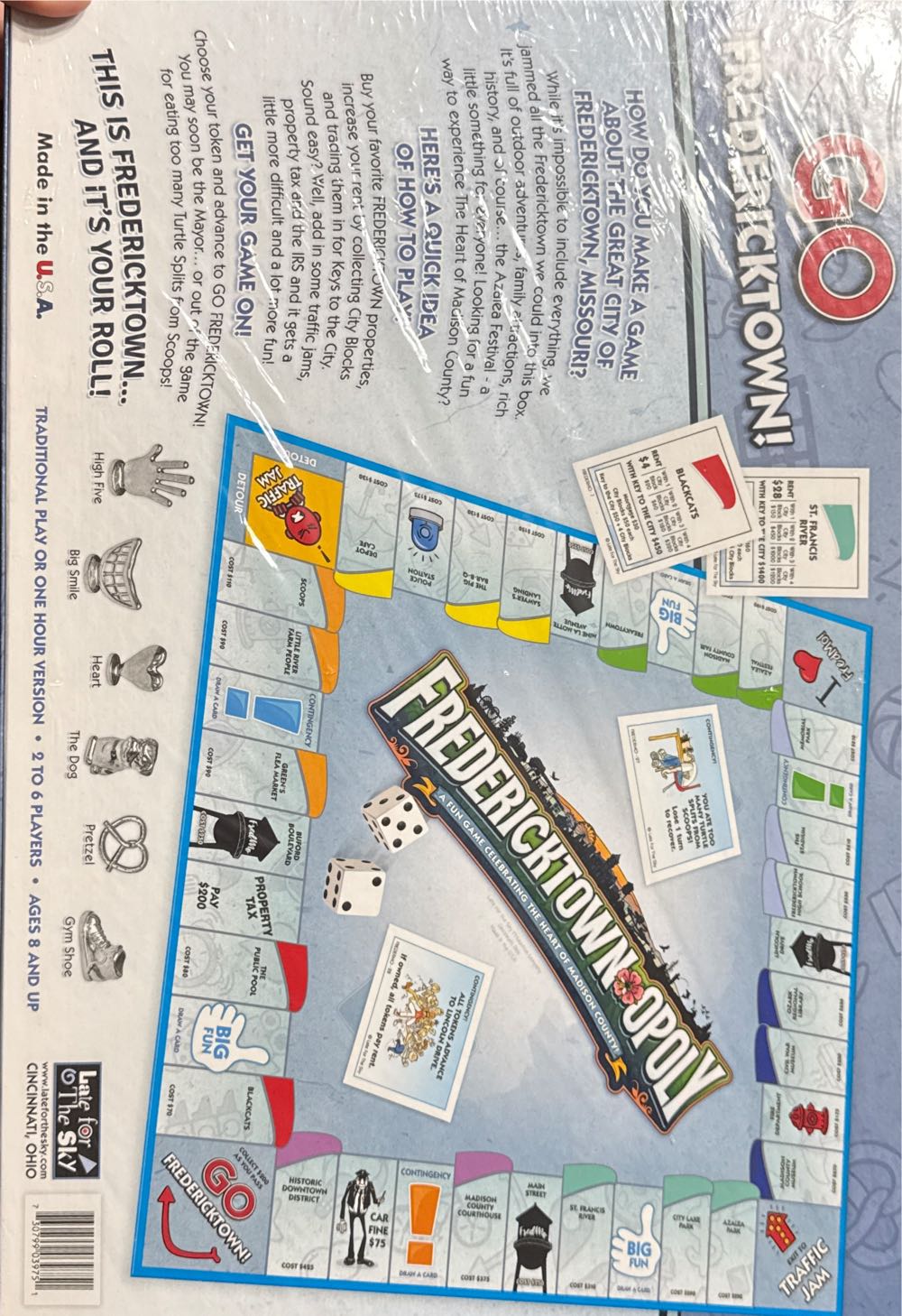 Fredericktown-opoly  board game collectible [Barcode 730799039751] - Main Image 2