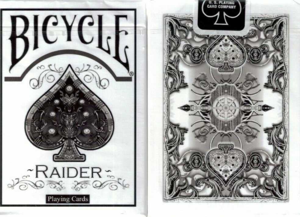 Bicycle Raider Playing Cards (White)  board game collectible - Main Image 2