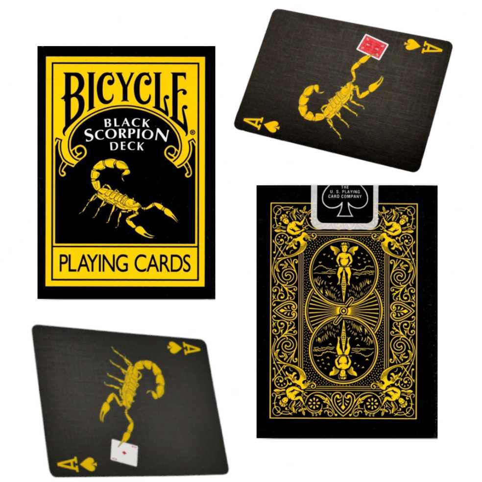 Bicycle Black Scorpion Deck  board game collectible - Main Image 2