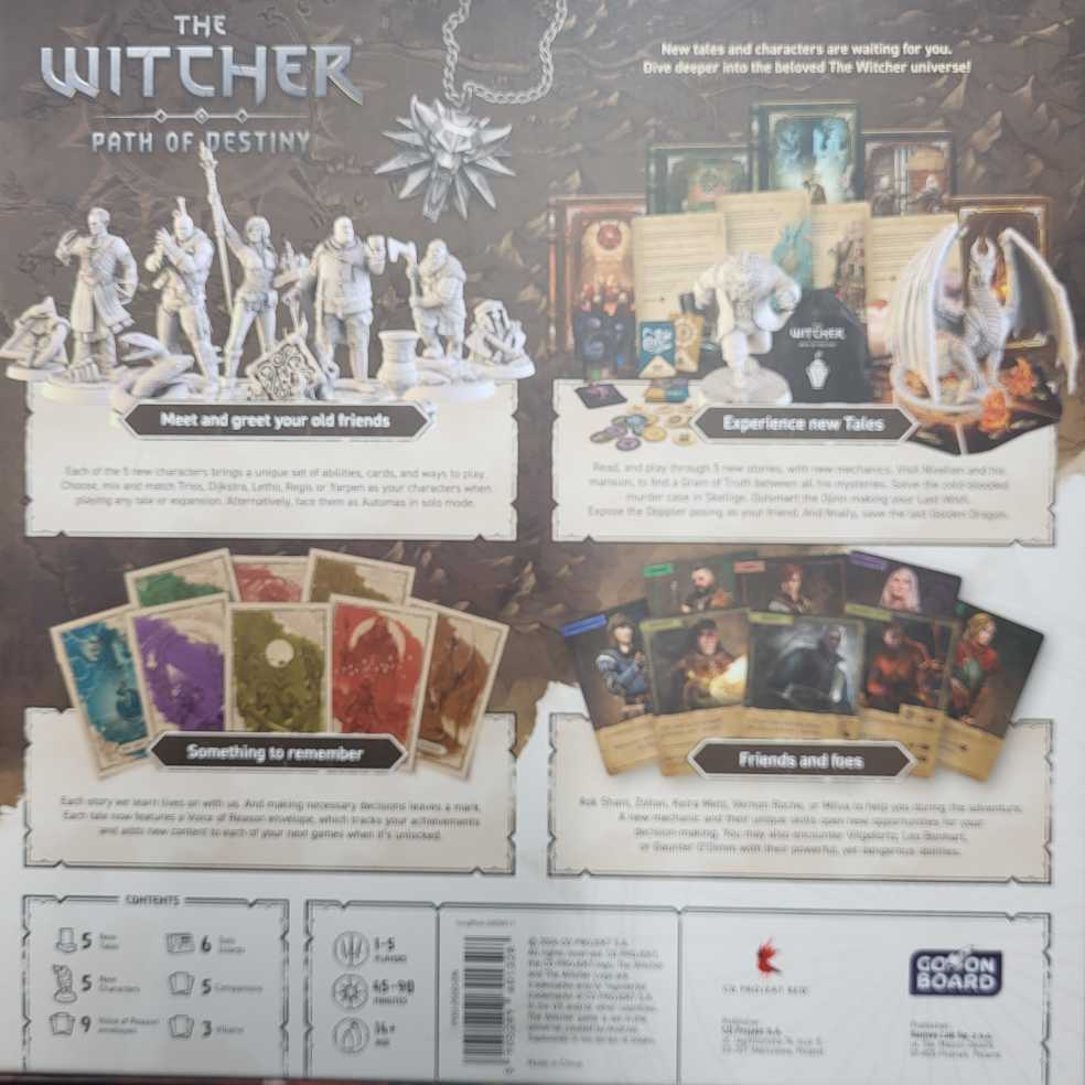 The Witcher Path Of Destiny: Stretch Goals  board game collectible [Barcode 5905289601328] - Main Image 2