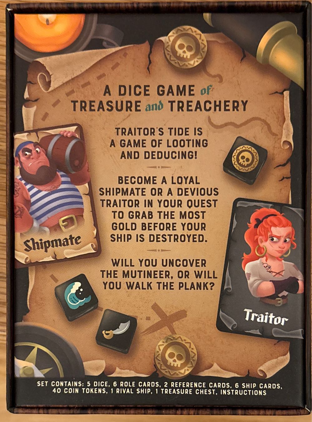 Traitor’s Tide Dice Game  (3-6) board game collectible [Barcode 5056297229469] - Main Image 2