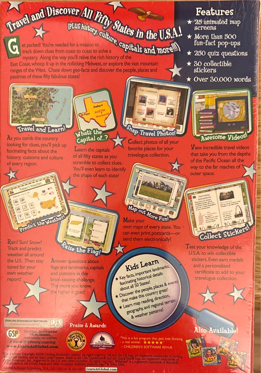 I Love The USA  board game collectible [Barcode 836330001055] - Main Image 2