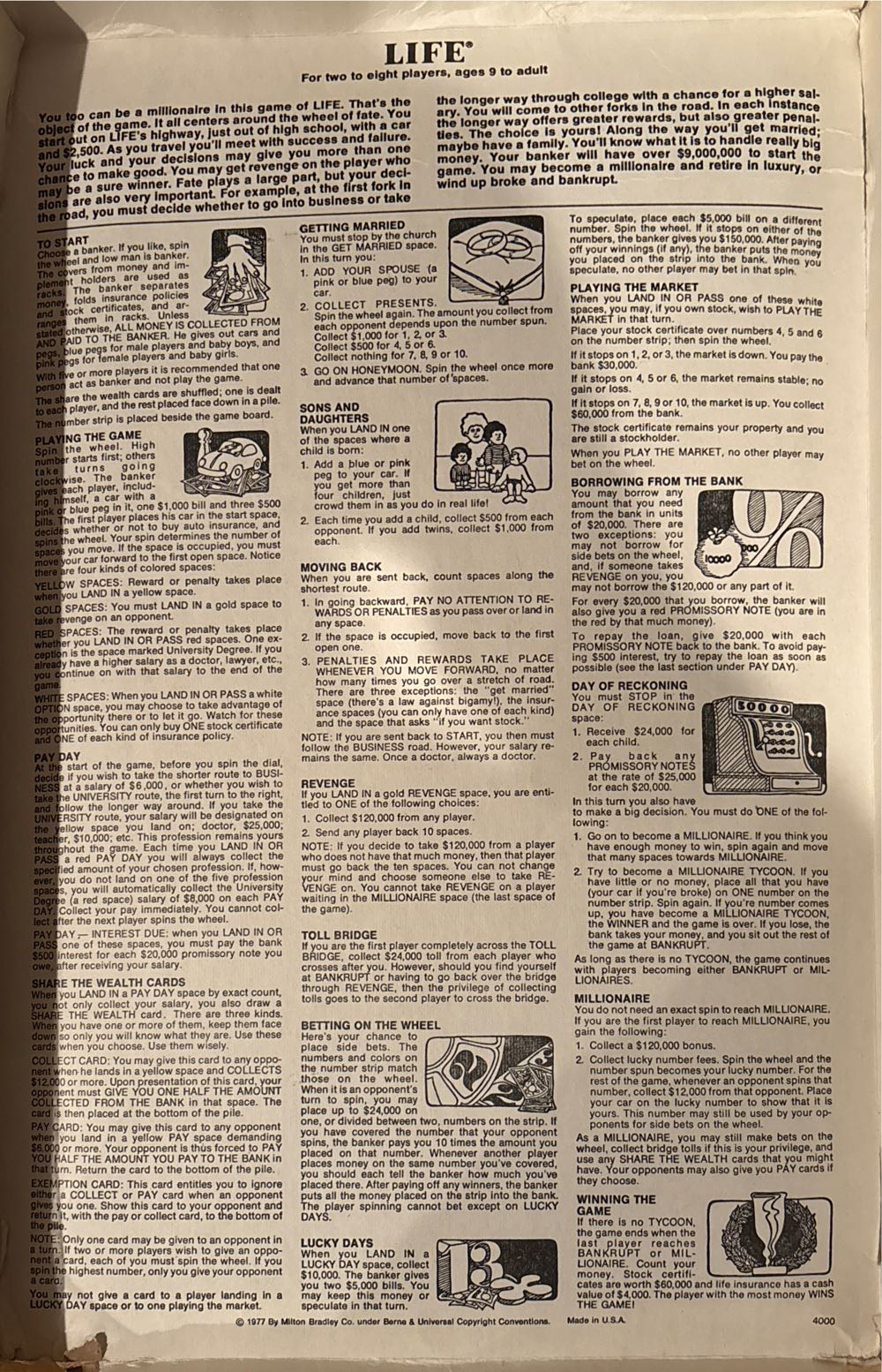 The Game Of Life  (2-8) board game collectible - Main Image 2