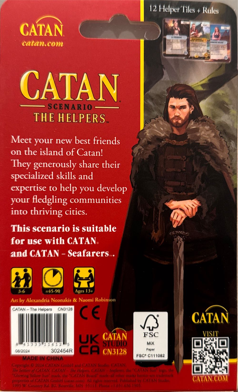 Catan: The Helpers  board game collectible [Barcode 841333116125] - Main Image 2