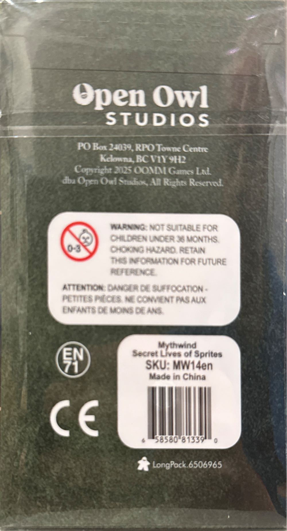 Mythwind: Secret Lives of Sprites  board game collectible [Barcode 658580813390] - Main Image 2